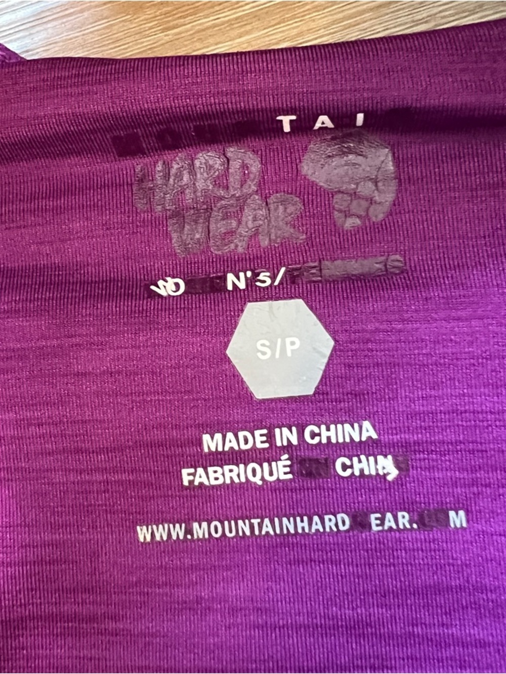 Mountain Hardwear Purple Fuchsia Athletic Dress Racerback Built-In Bra - Picture 6 of 7